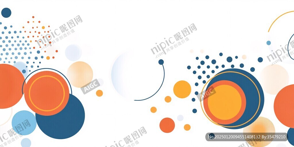 圆圈图案背景素材
