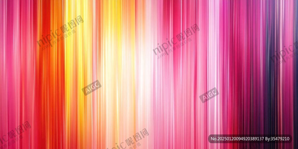 多彩竖线条渐变背景