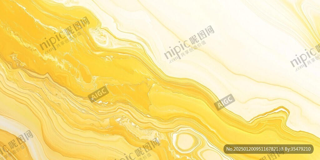 金色抽象流体纹理背景