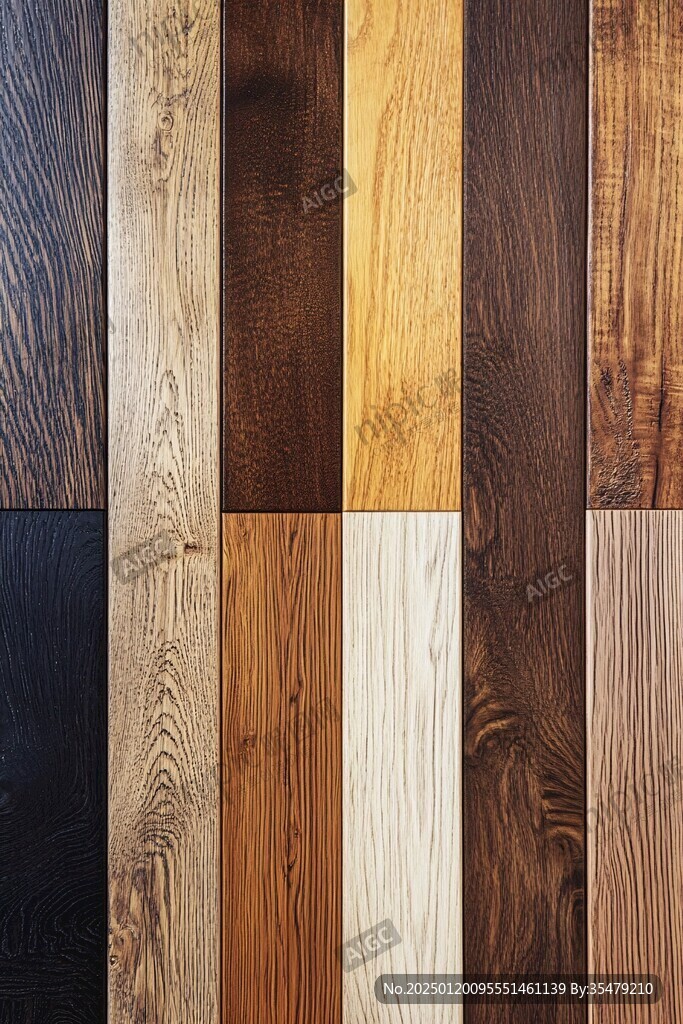 多种颜色木板木材