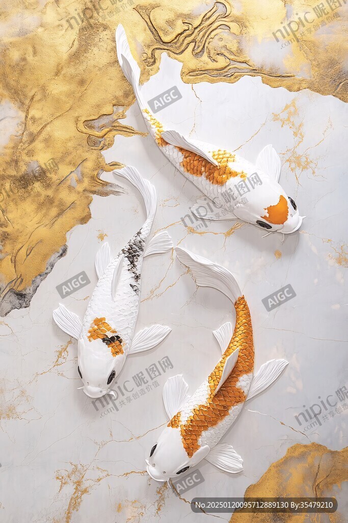 陶瓷锦鲤