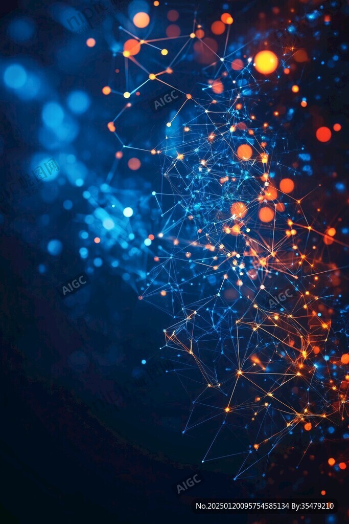 科技汇聚科技背景
