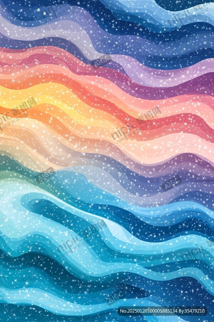 海洋流体画宇宙