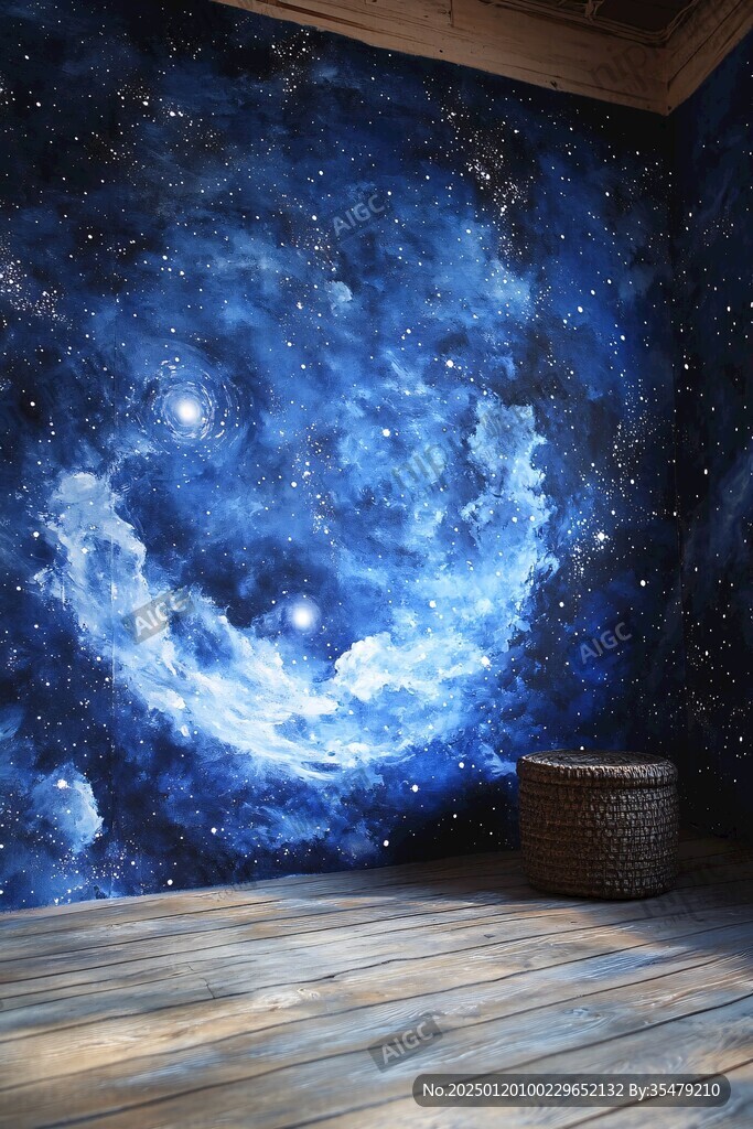 3d宇宙壁画