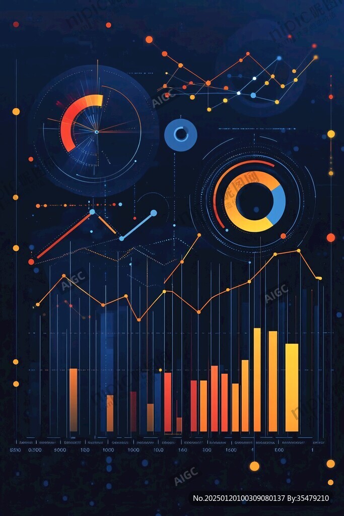互联网数据插画