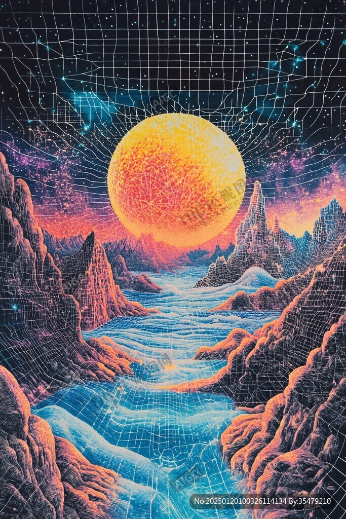 科幻题材插画