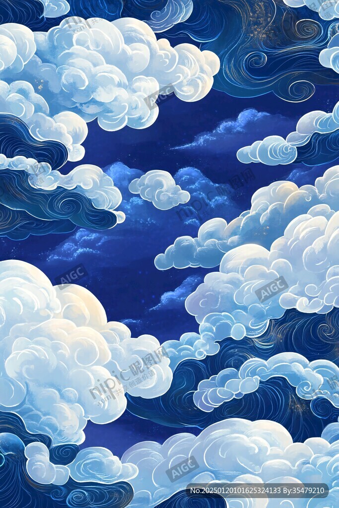 宋代云图高端云纹装饰