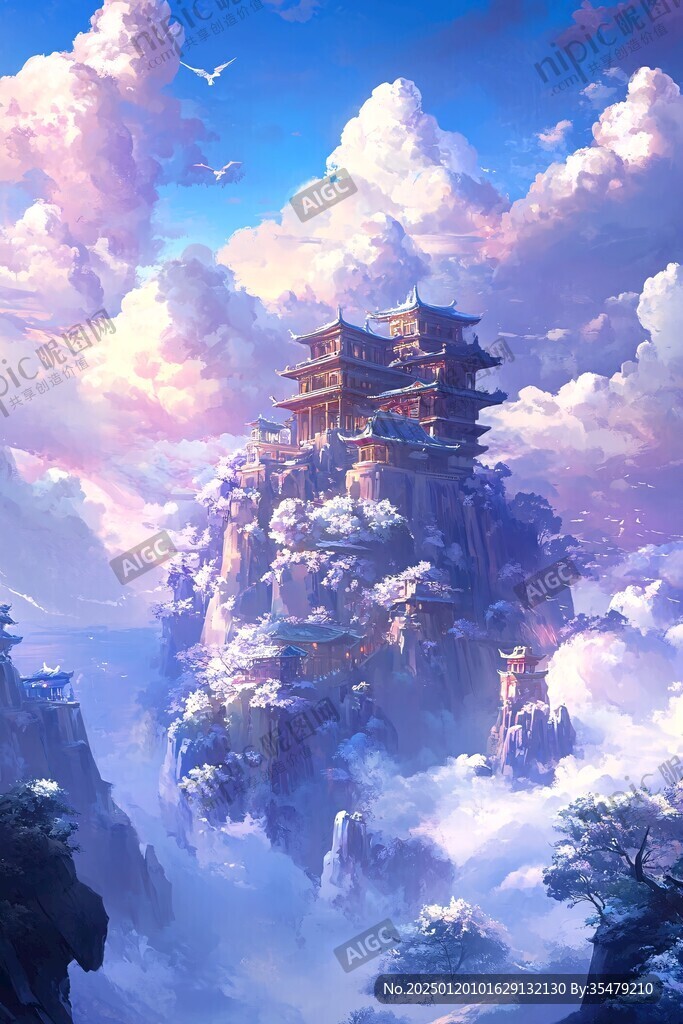 古风仙境天上宫阙