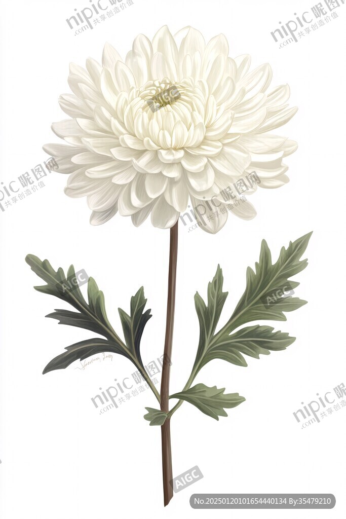 杭白菊插画
