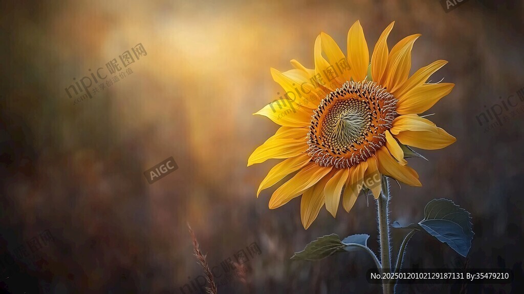 单朵向日葵壁纸