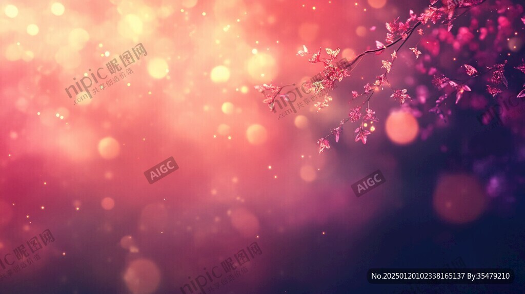 唯美梦幻梅花林