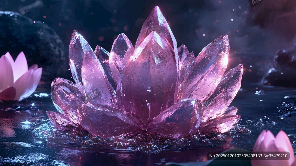 水晶荷花