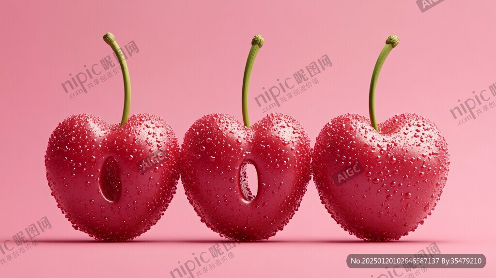 lowpoly樱桃