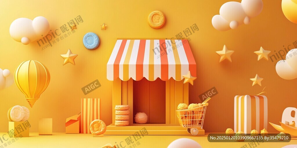 立体淘宝场景图