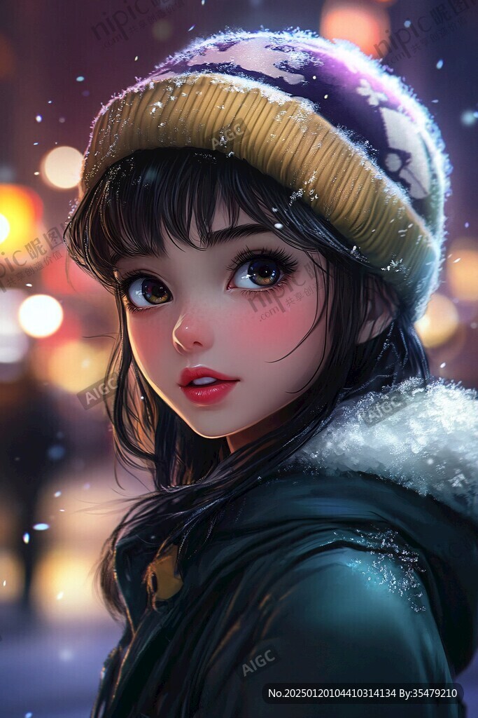 写实人物插画