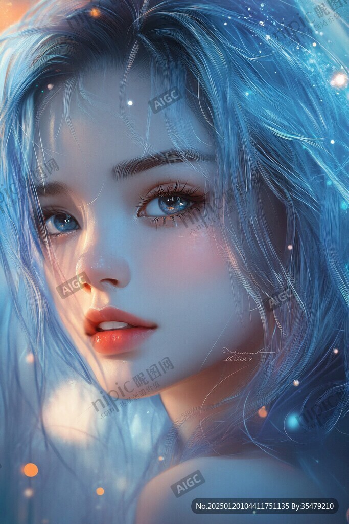 写实人物插画