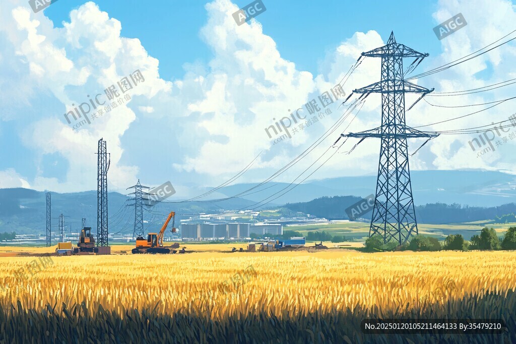 电力局插画