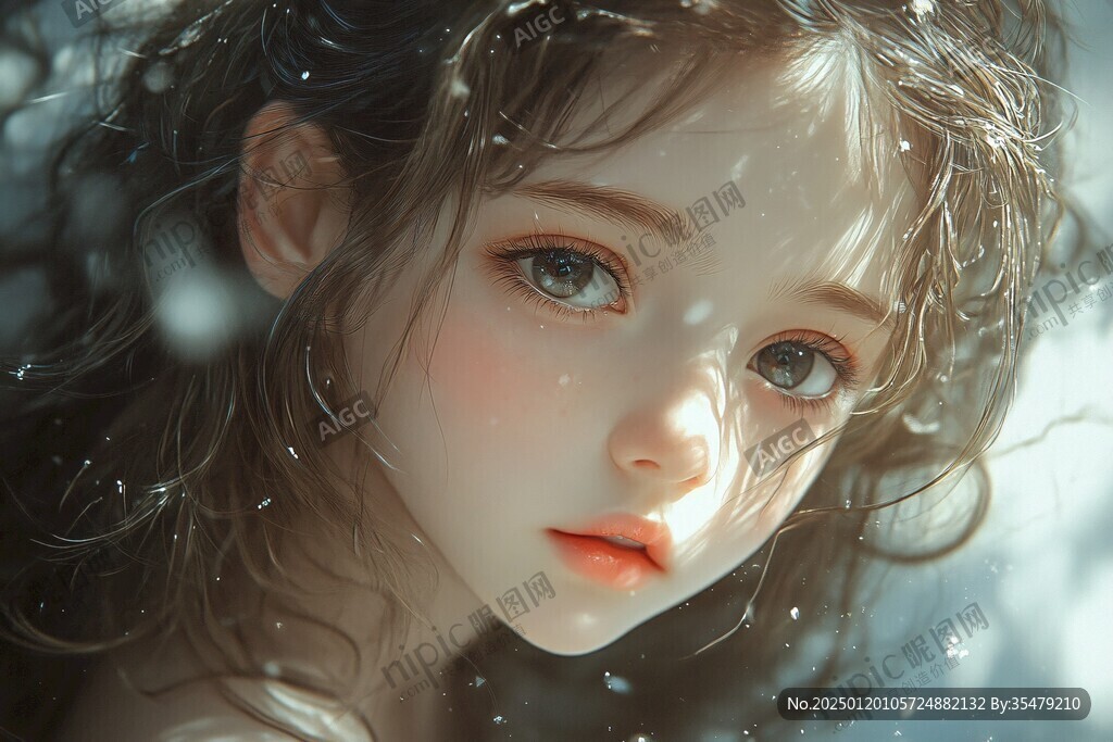 厚涂少女
