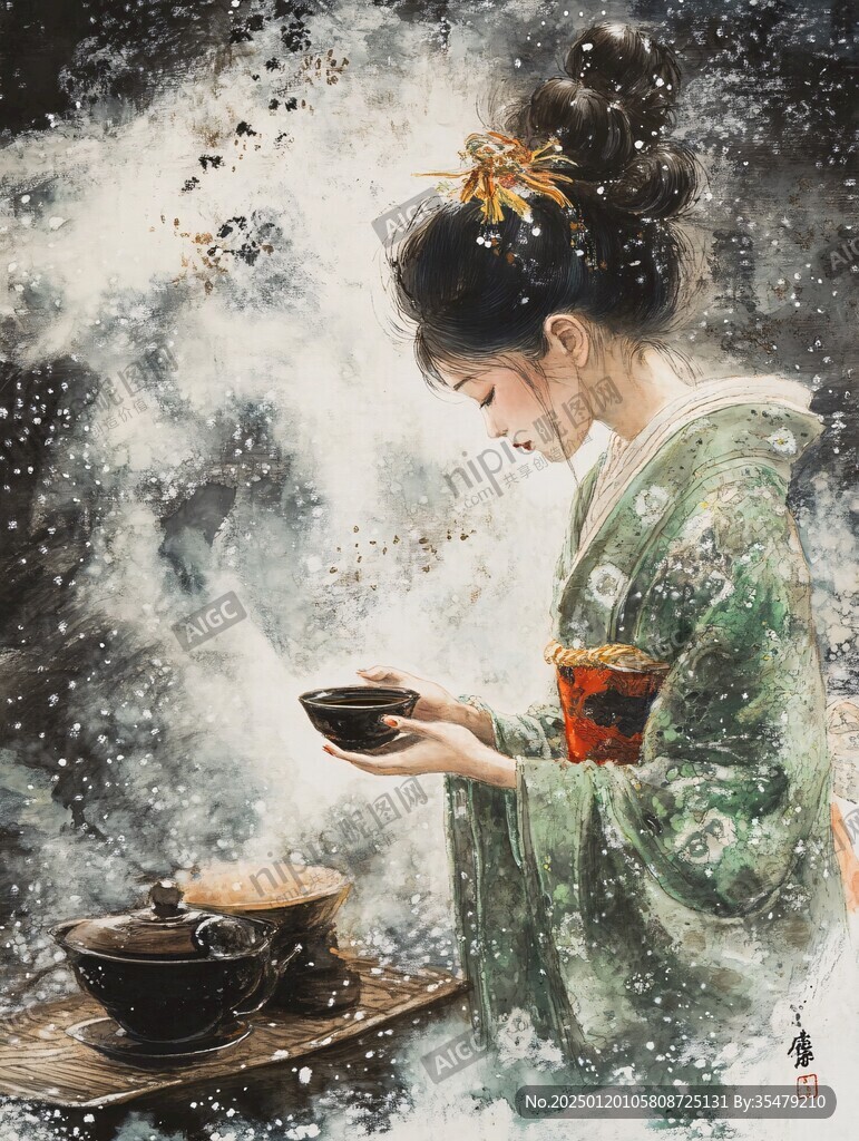抹茶与少女