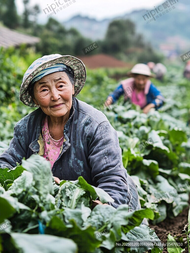 菜苔采摘