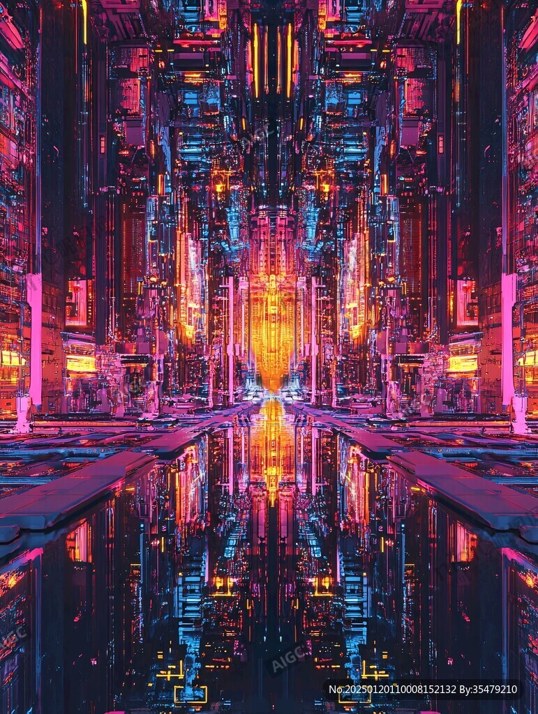 抽象赛博朋克