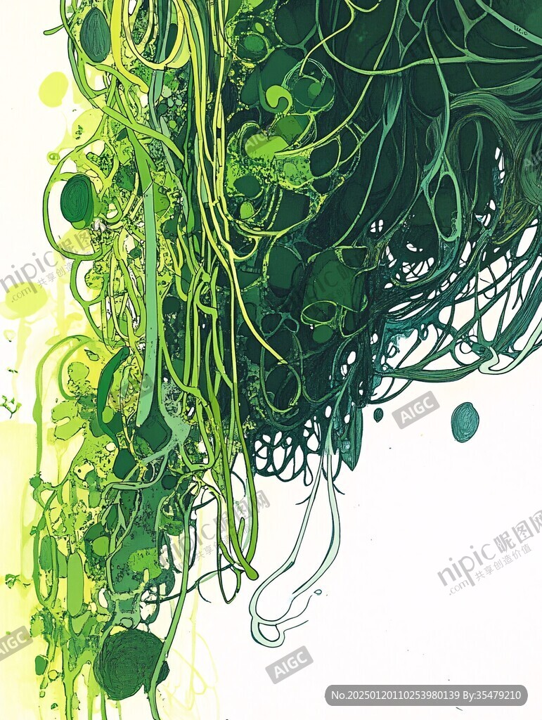 创意树藤背景