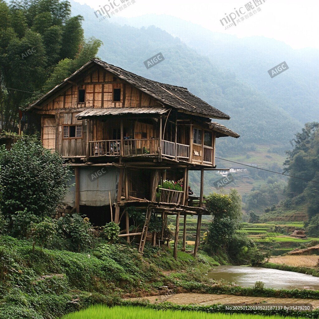 山村吊脚楼
