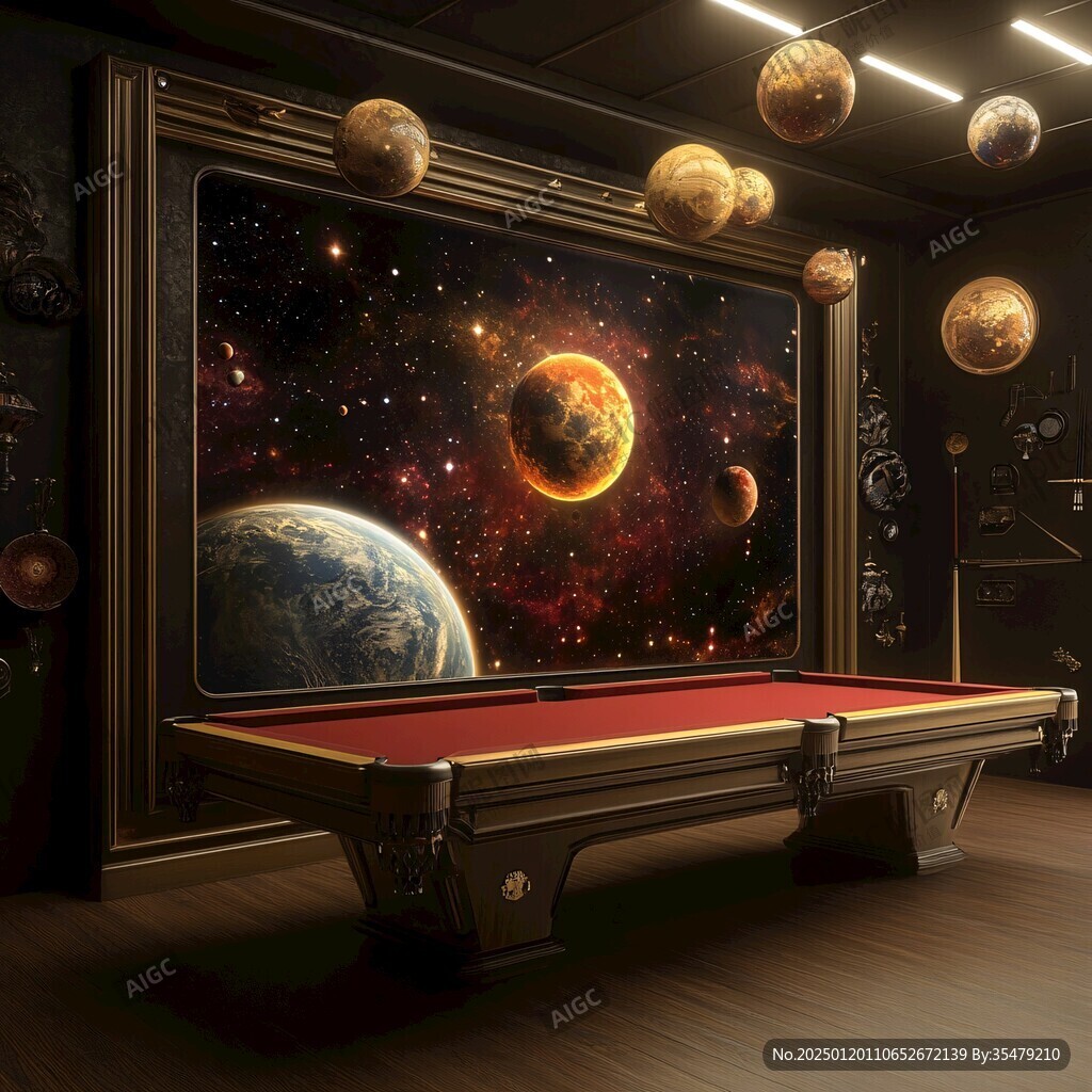 3d宇宙壁画