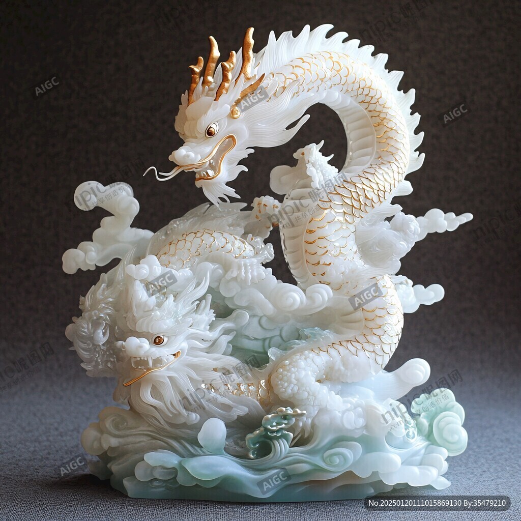 龙凤呈祥摆件