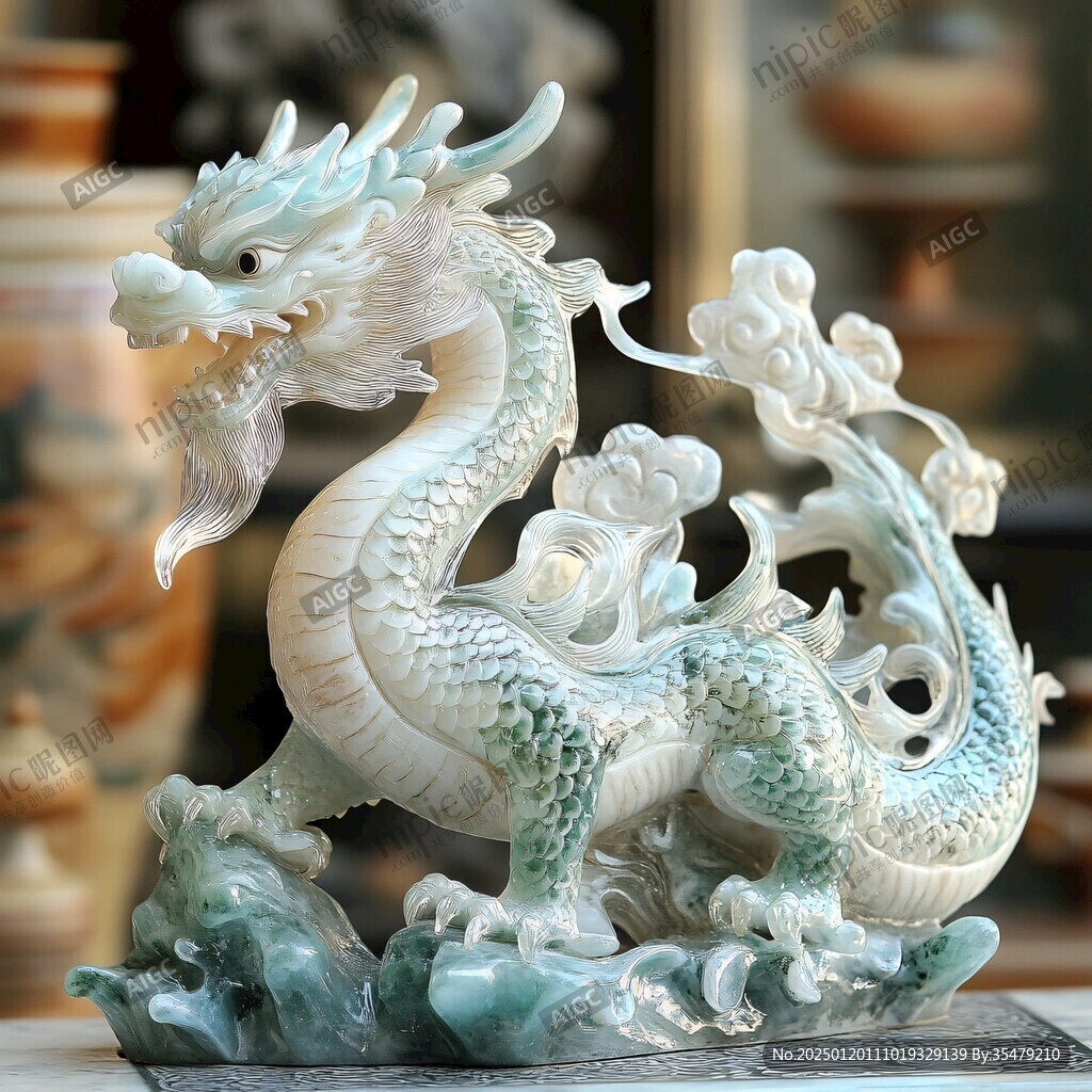 龙凤呈祥摆件
