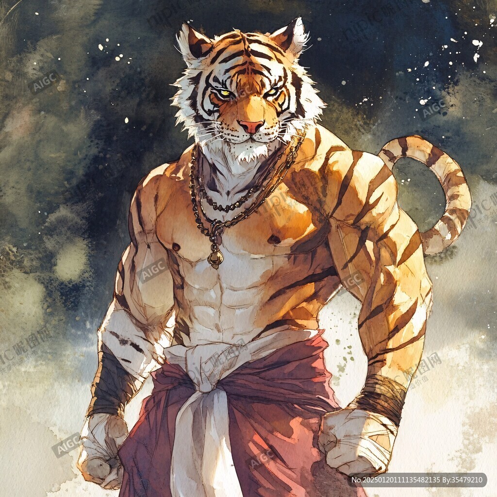 tiger拟人