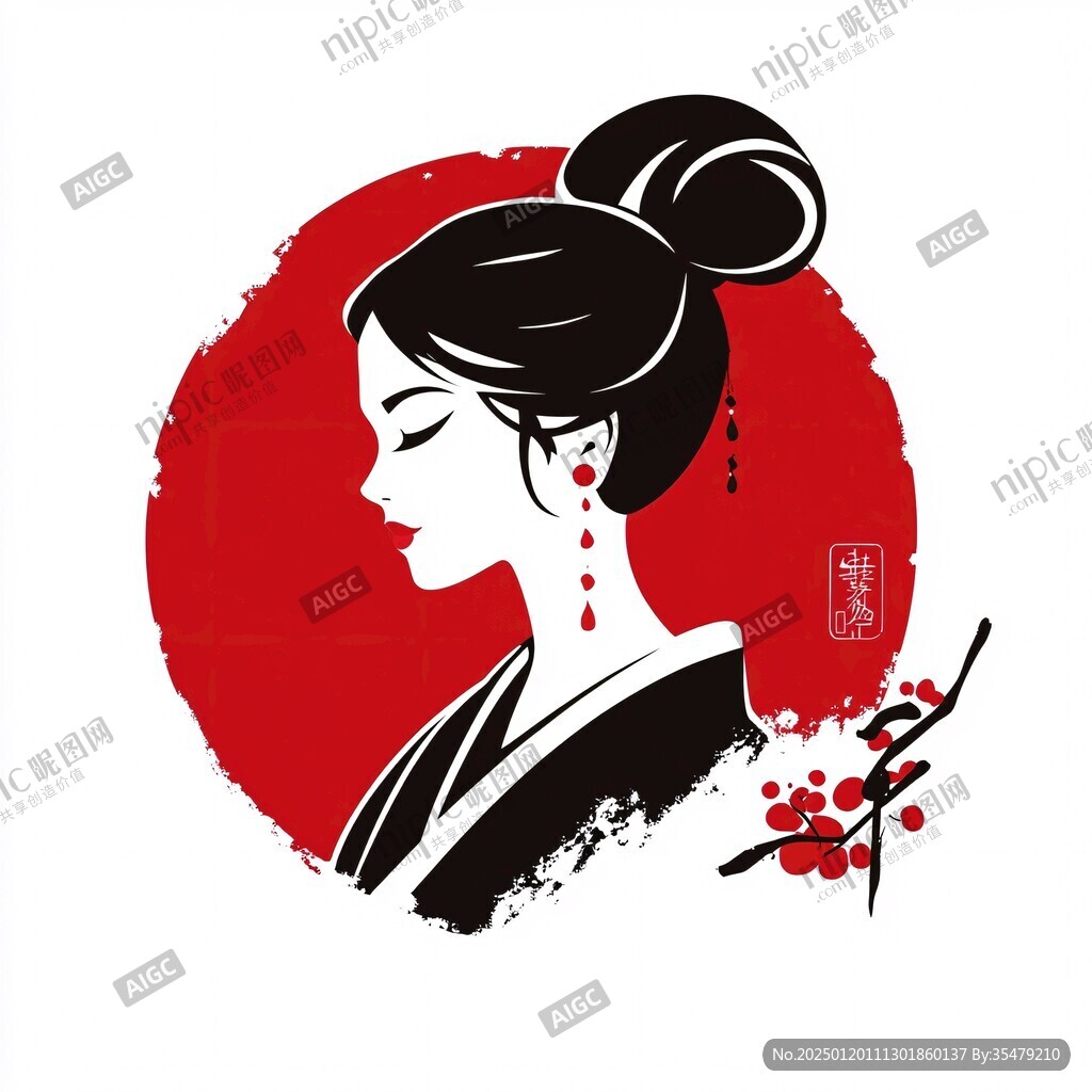古风人像标志