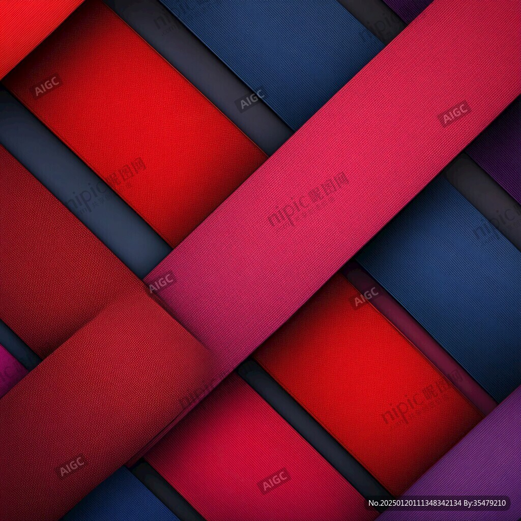 炫彩撞色立体质感背景