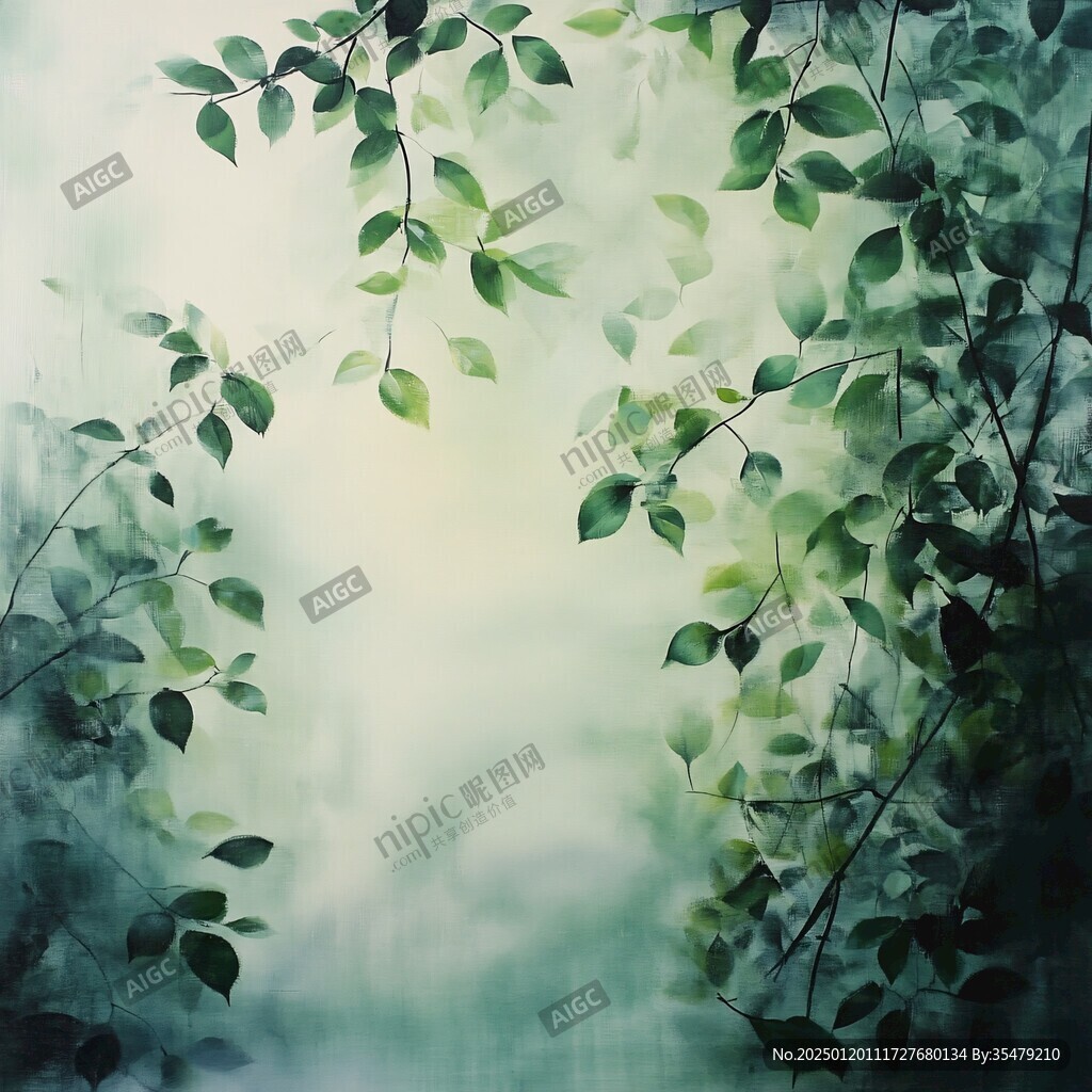 绿树叶梦幻