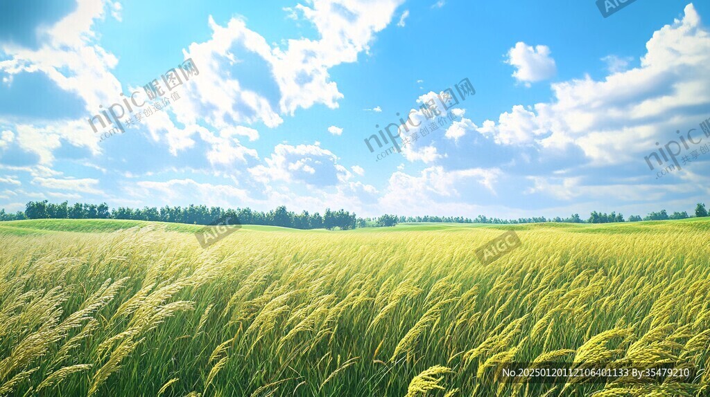 超宽幅田园景色