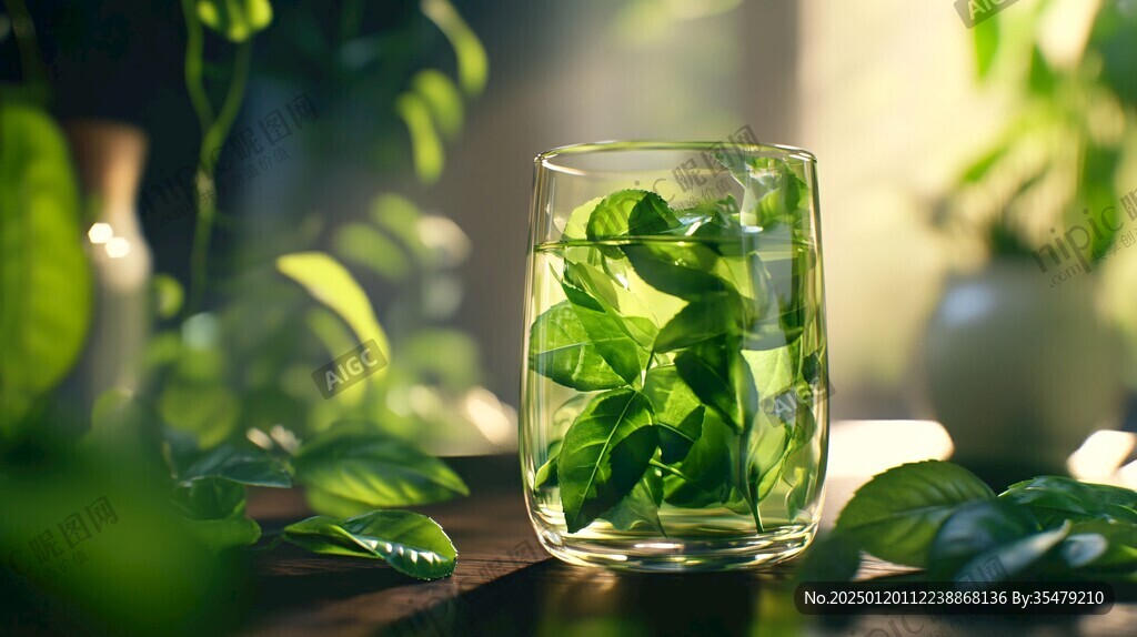 玻璃杯光影