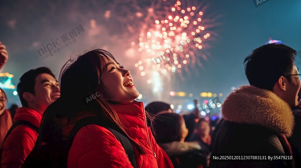 元宵夜的人群