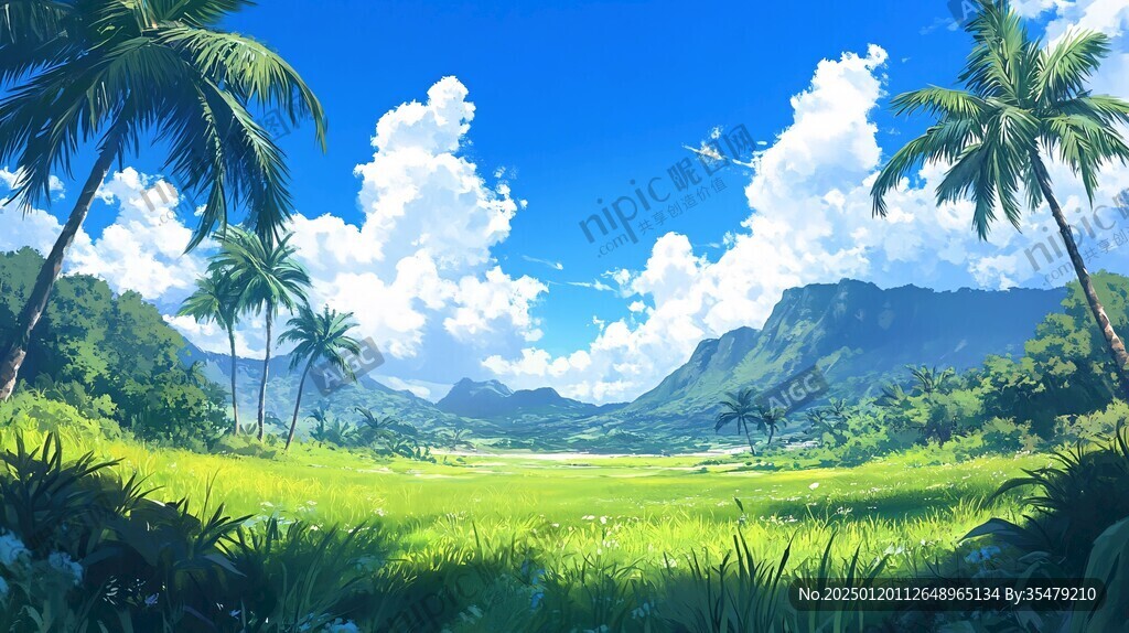 宽屏风景画