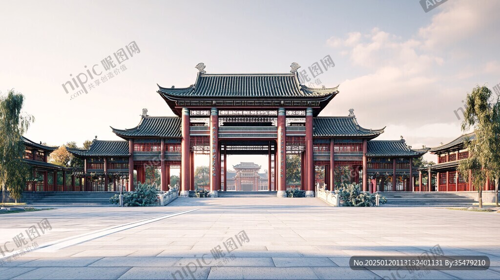 门楼建模
