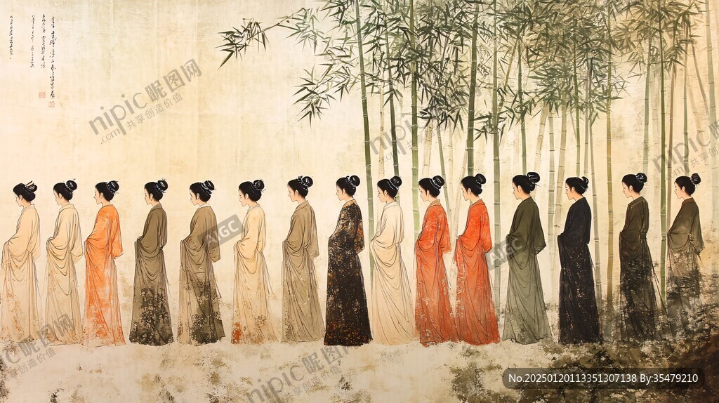 竹林七贤之一