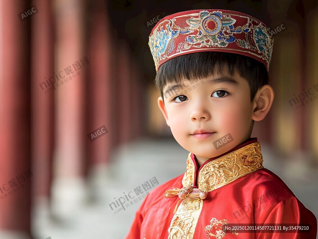 满族男孩