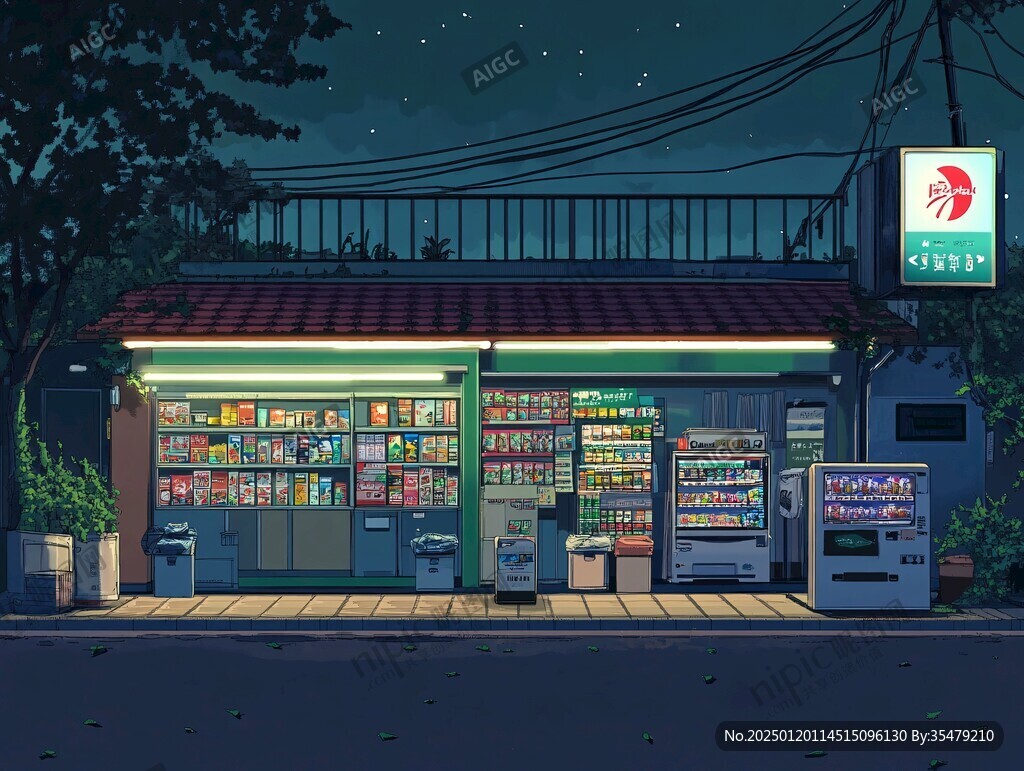 夜景便利店