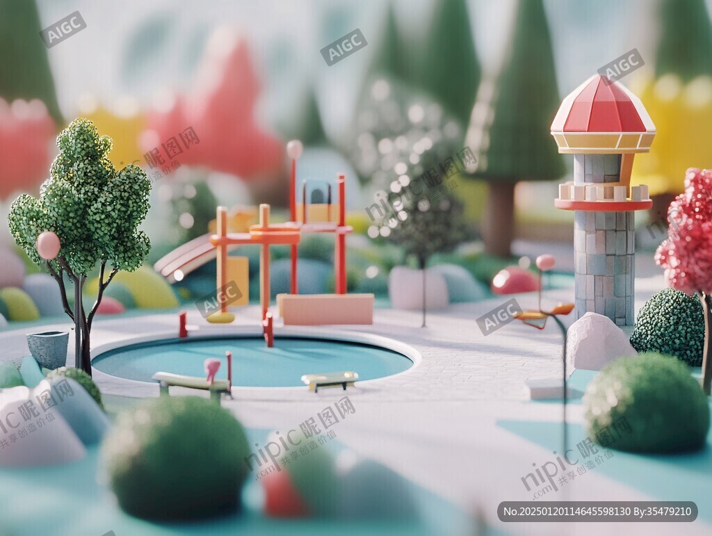 3d立体插画风格