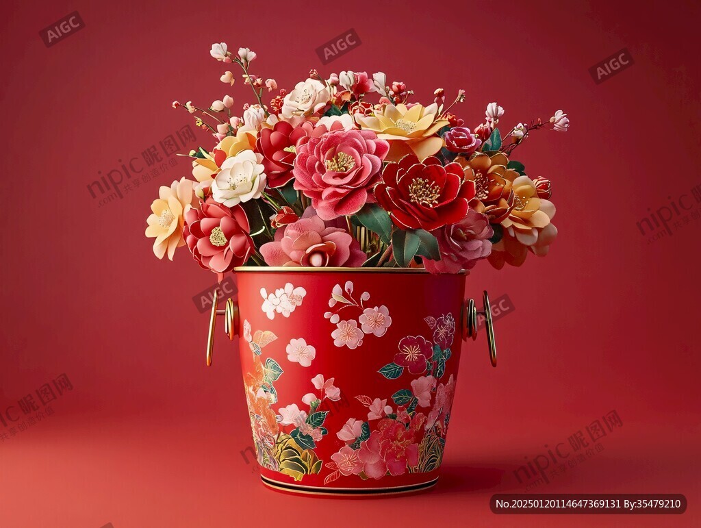 年霄花福桶