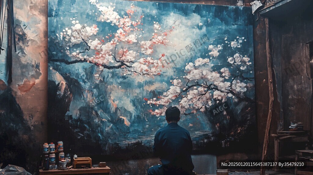 唯美壁画写真