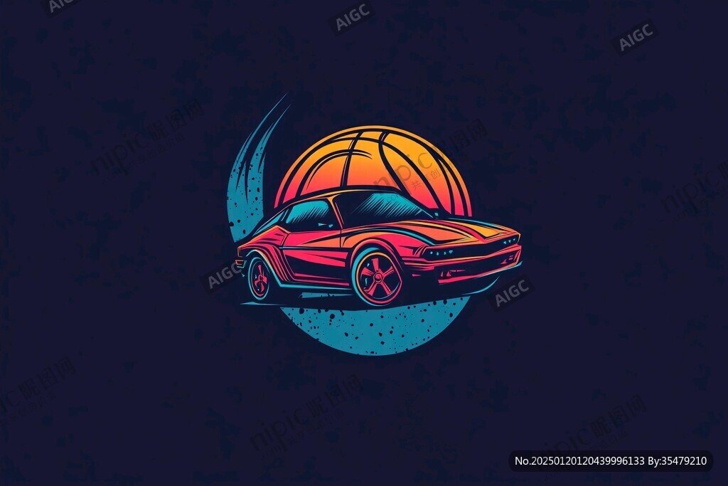 绚丽线条汽车