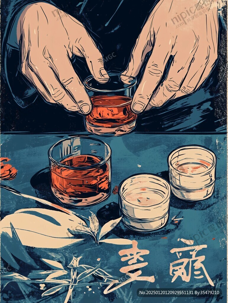 雄黄酒插画