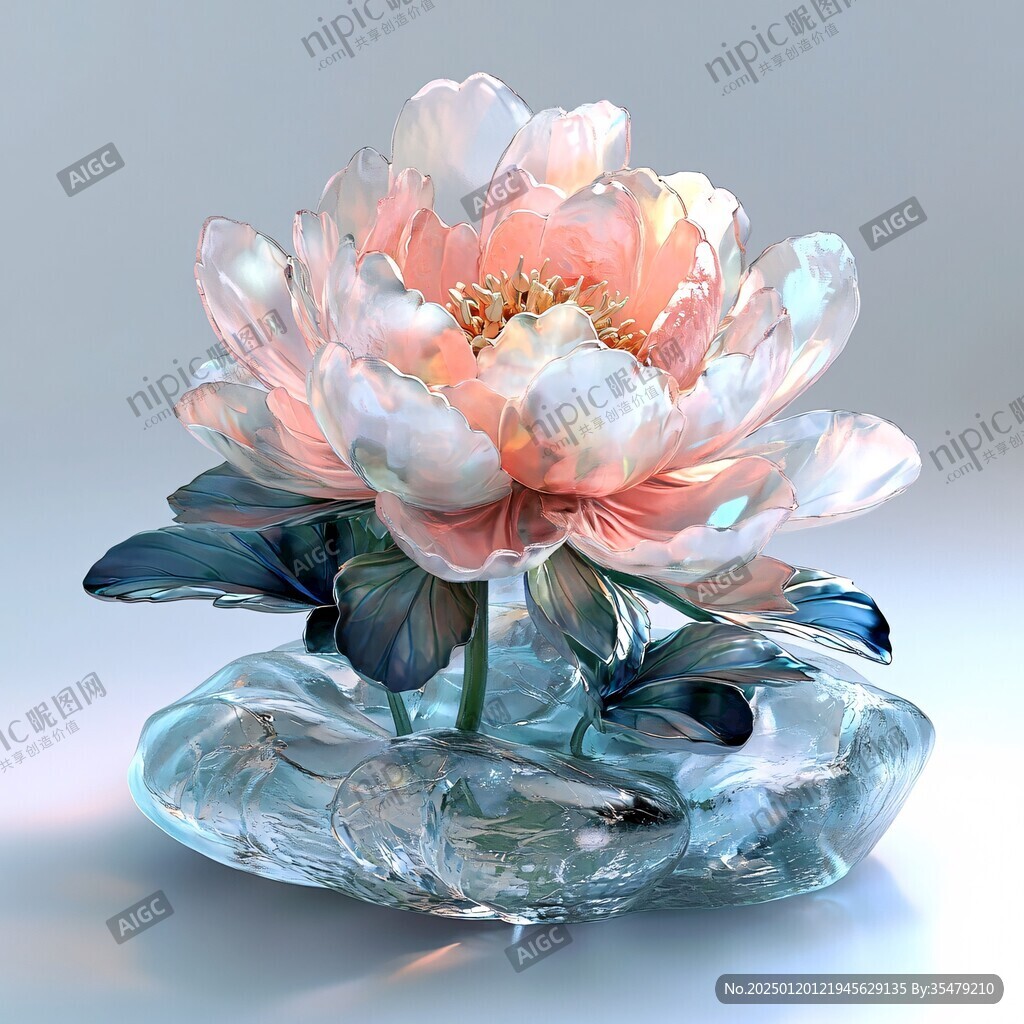 水晶荷花