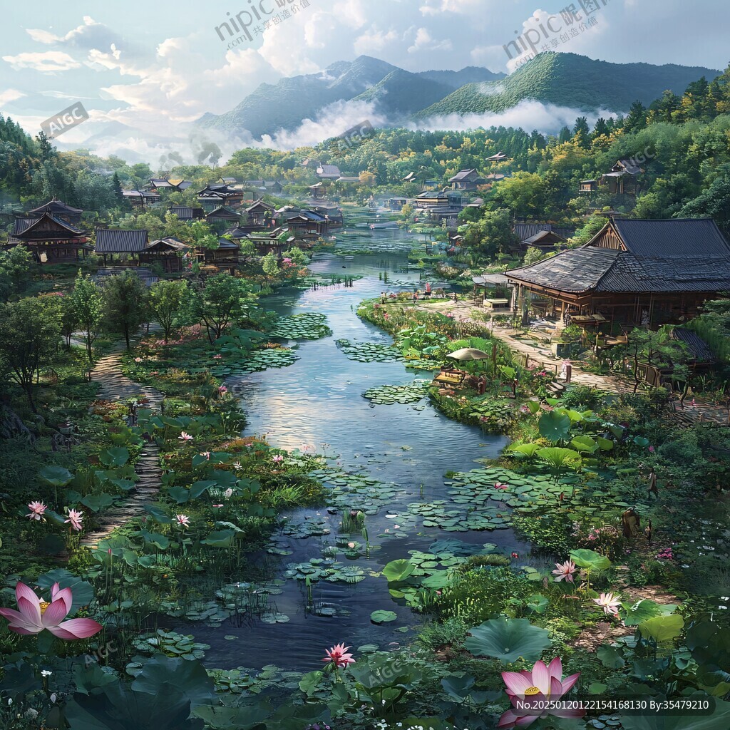 古风动画场景