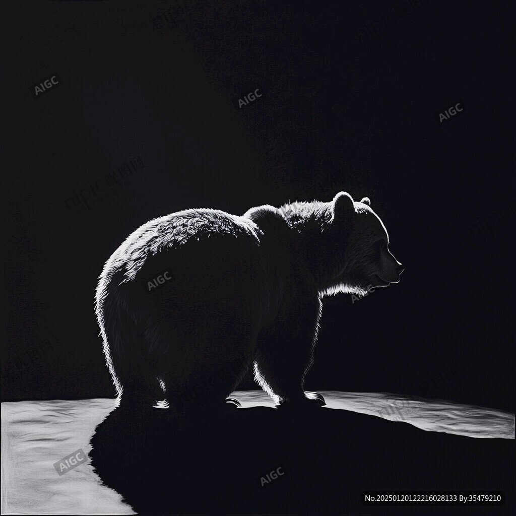 动物创意炫光效果